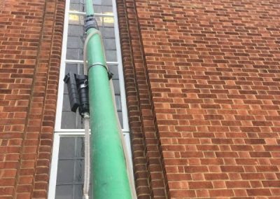 Window cleaners at work