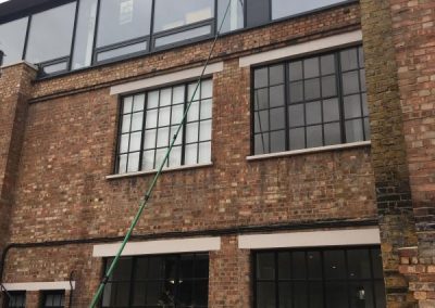 Window cleaners at work