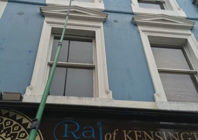 Window cleaners at work