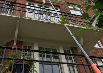 Window cleaners at work