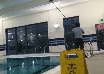 Window cleaners at work