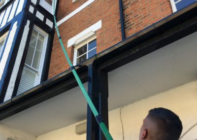Window cleaners at work