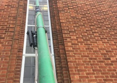 Window cleaners at work